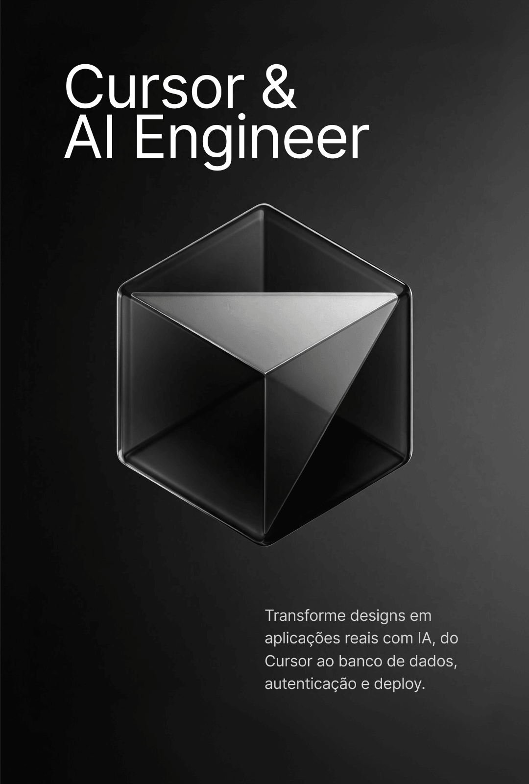 Capa da trilha Cursor & AI Engineer — Creative Builders